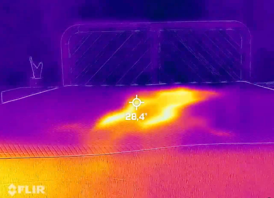 temperature with sleeper Hypnia Supreme Memory Mattress